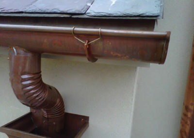 copper gutter install gutter gallery